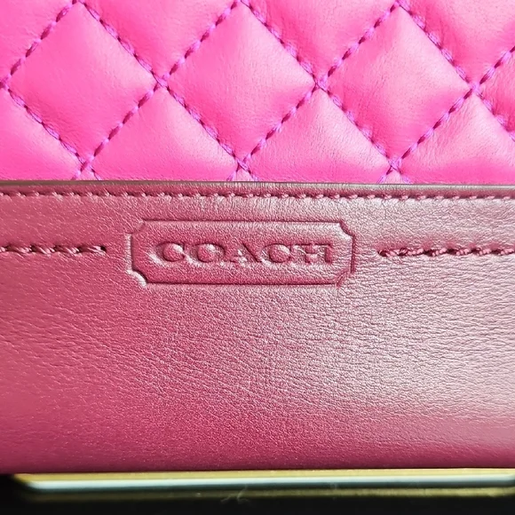 Coach 2013 Park Quilted Color Block Carrie Bag - Picture 4 of 16